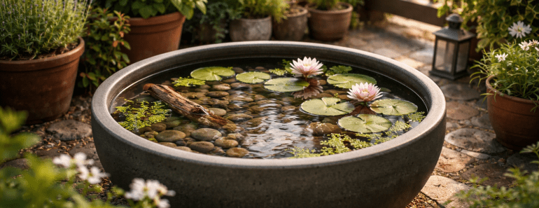 Best 3 Pond in a Pot Ideas That Instantly Transform Your Small Space into a Relaxing Water Garden