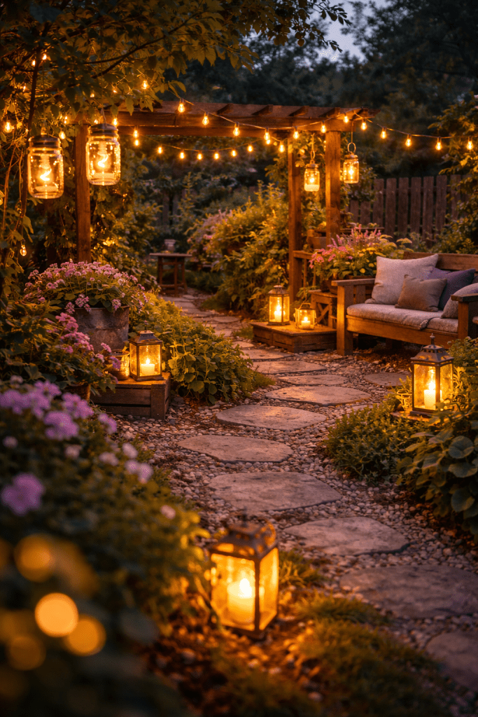 1 Decorative Garden Lighting Diy Garden Decor That Creates Magical Evenings