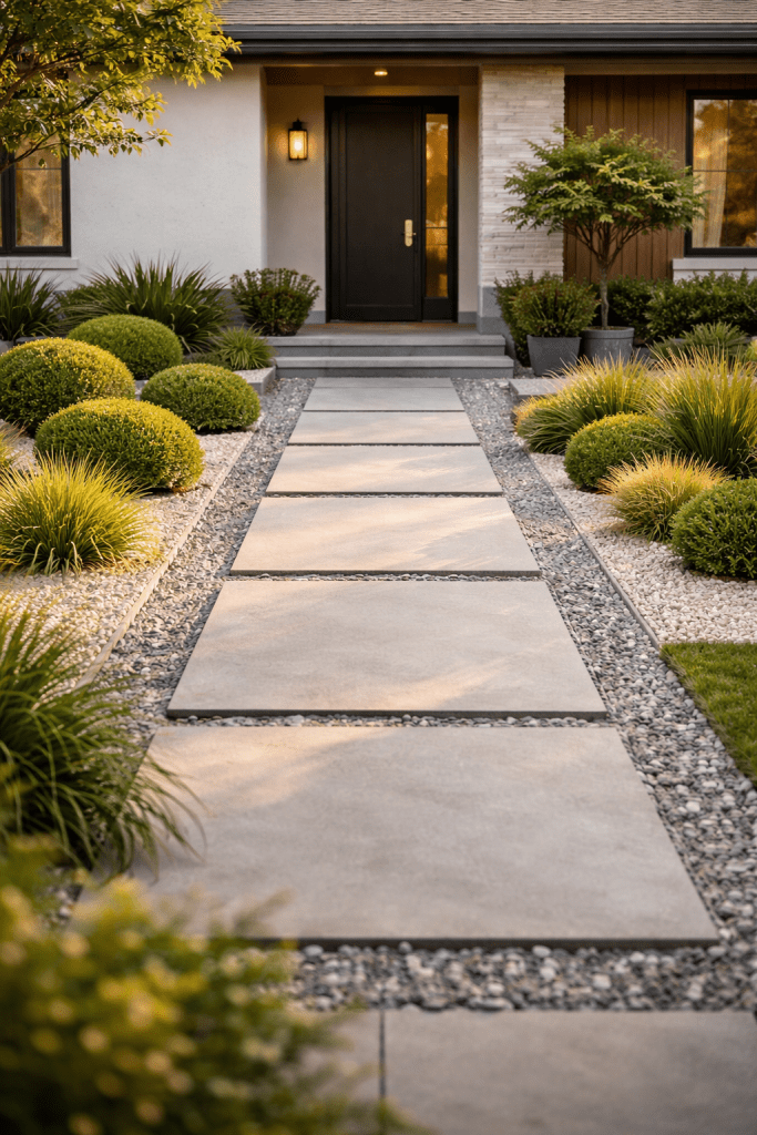 1 Minimalist Modern Landscaping for Clean and Elegant Appeal