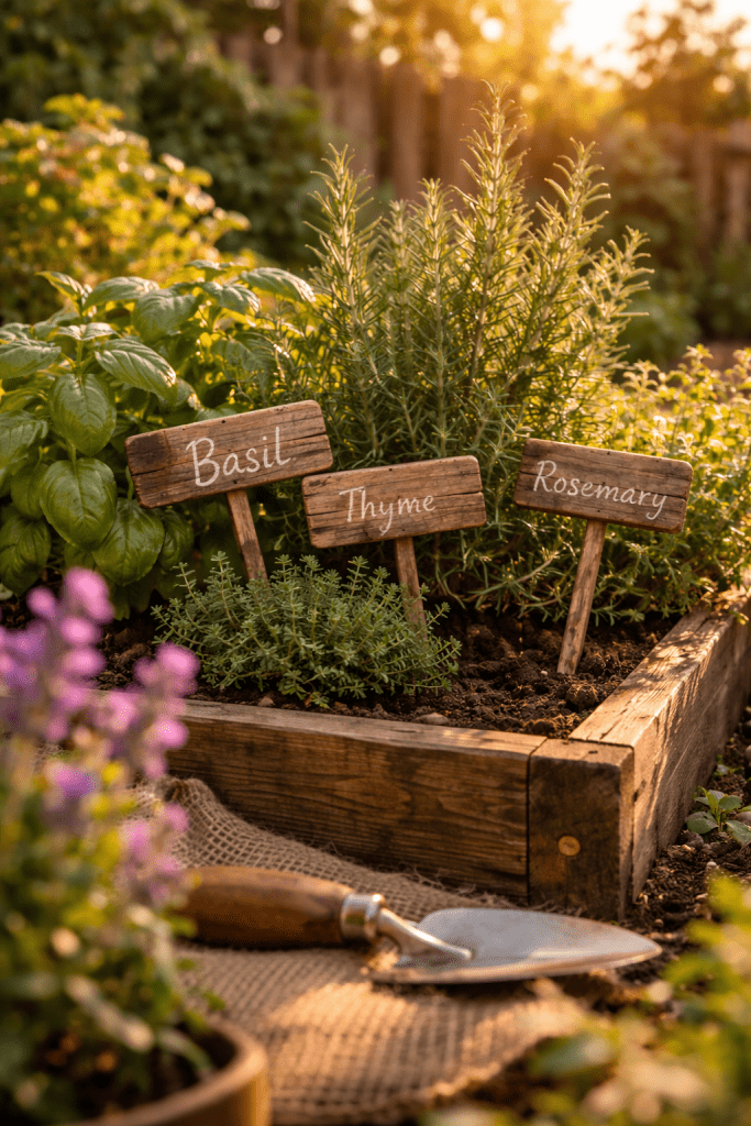 1 Rustic Wooden Garden Labels DIY for a Natural Look