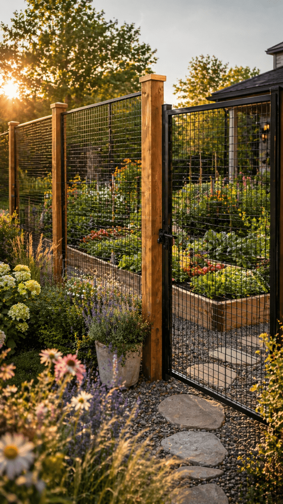 1 Tall Metal Mesh Deer Proof Garden Fence for Maximum Protection