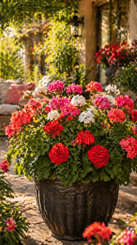 2 Geraniums The Classic Sun Loving Beauty