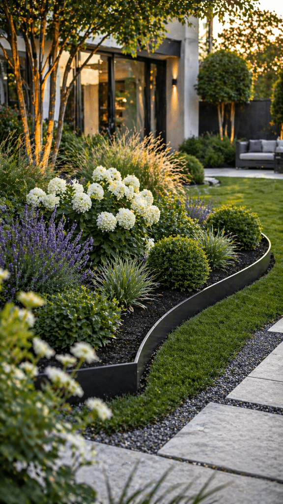 2 Metal Flower Bed Edging for a Modern Luxury Look