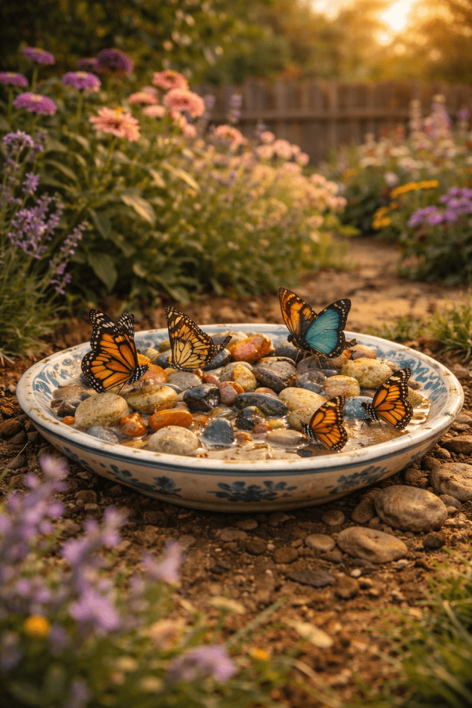 2. Vintage Dish Butterfly Puddler DIY