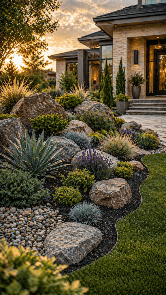 3 Rock Berms Landscaping Ideas for Low Maintenance Luxury