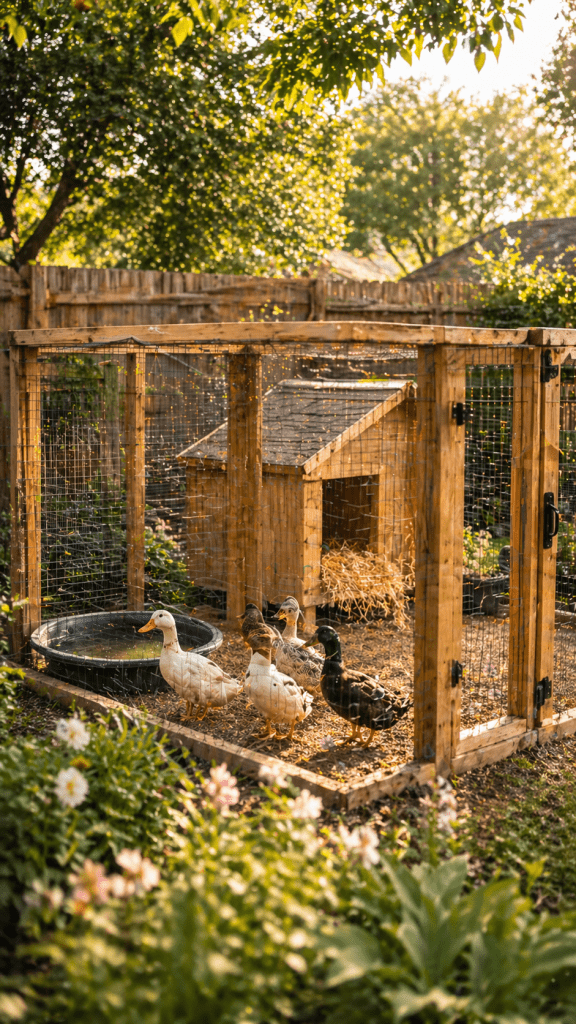 Best 1 Simple Secure Backyard Duck Enclosure for Beginners 