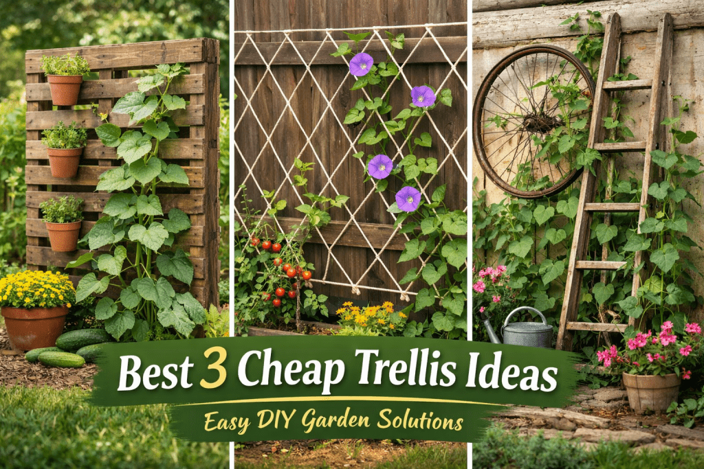 Best 3 Cheap Trellis Ideas That Instantly Transform Your Garden on a Budget