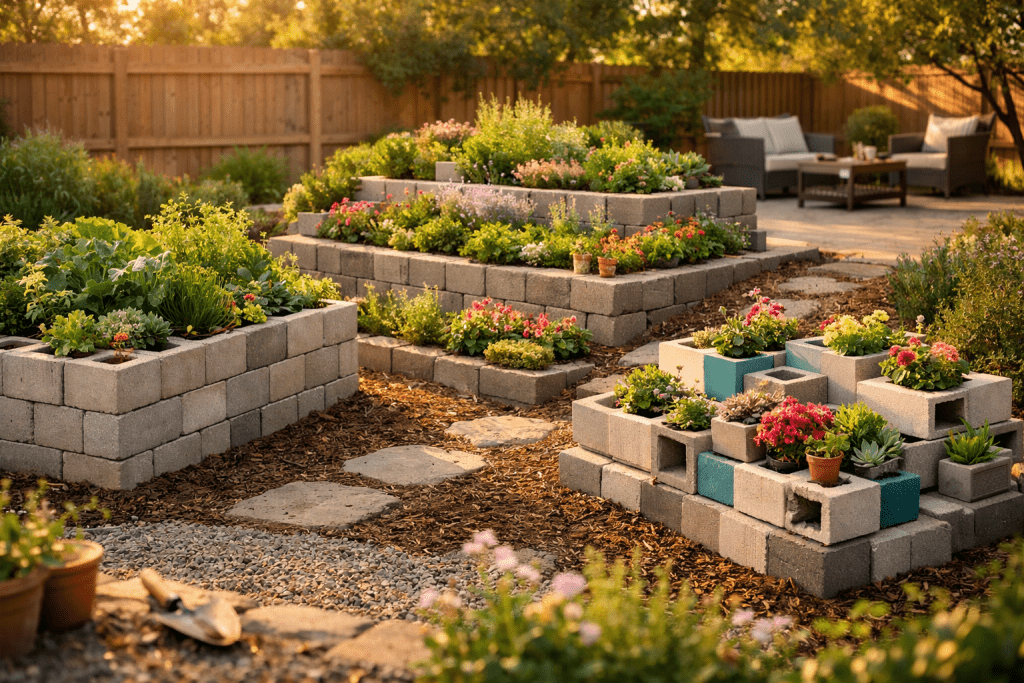 Best 3 Concrete Block Garden Beds Ideas That Instantly Upgrade Your Backyard