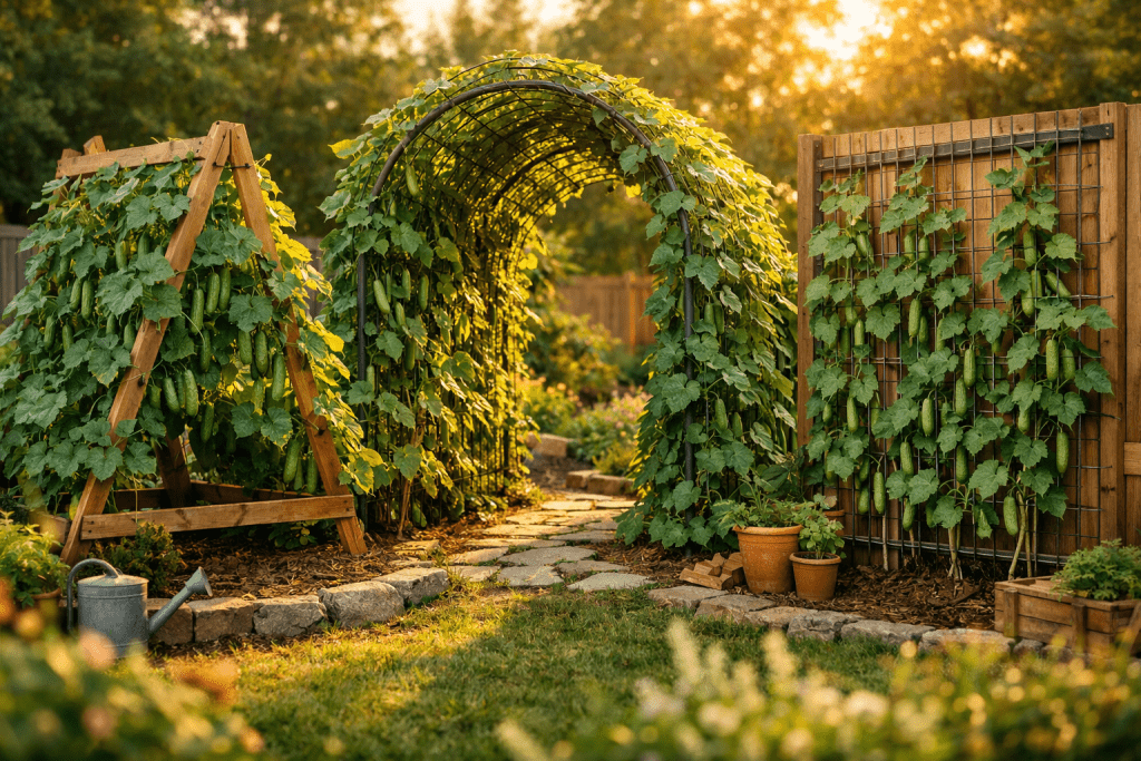 Best 3 Cucumber Trellis Ideas That Will Transform Your Garden Into a Vertical Harvest Paradise