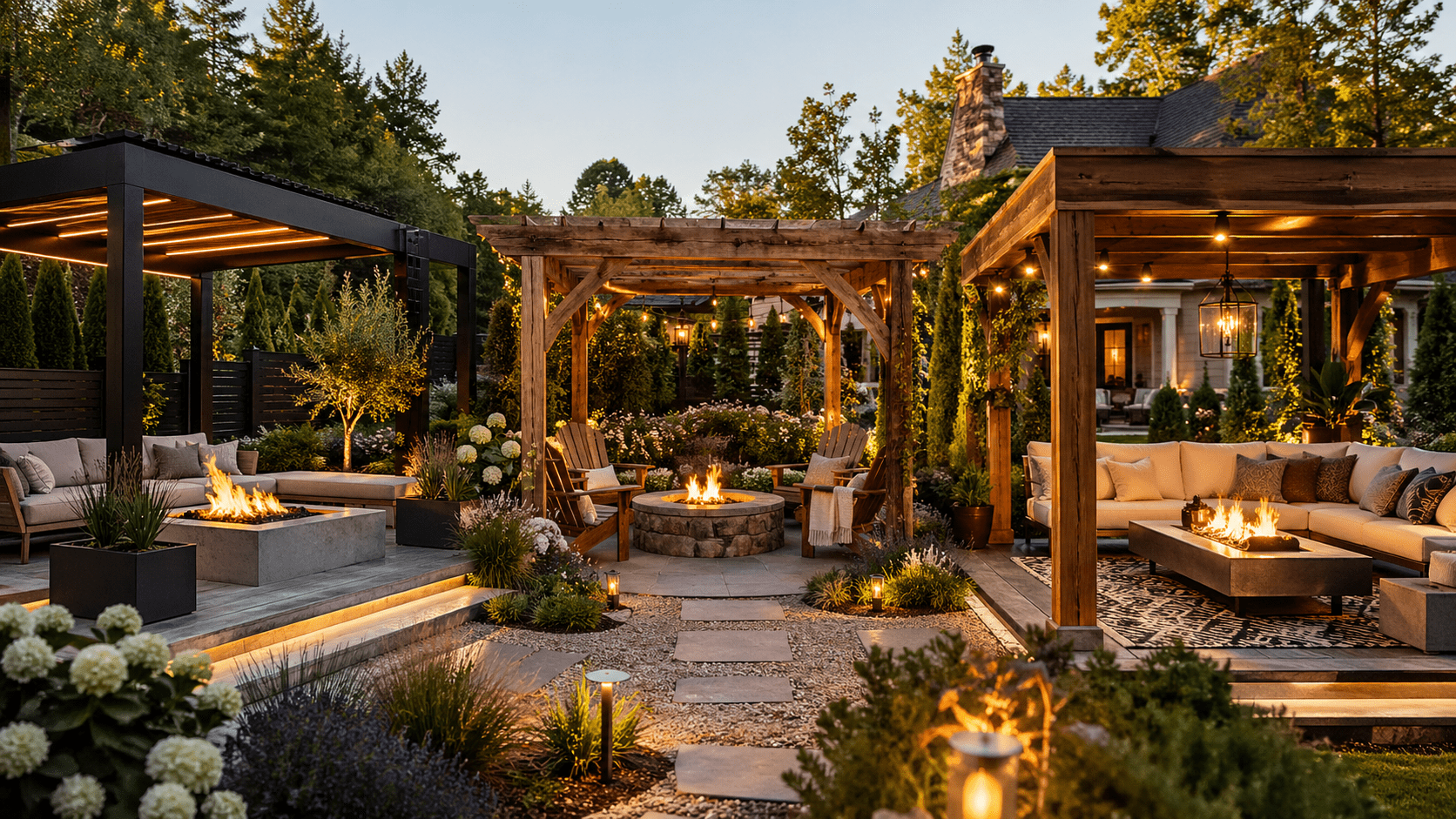 Best 3 Fire Pit Pergola Designs That Will Transform Your Backyard Into ...