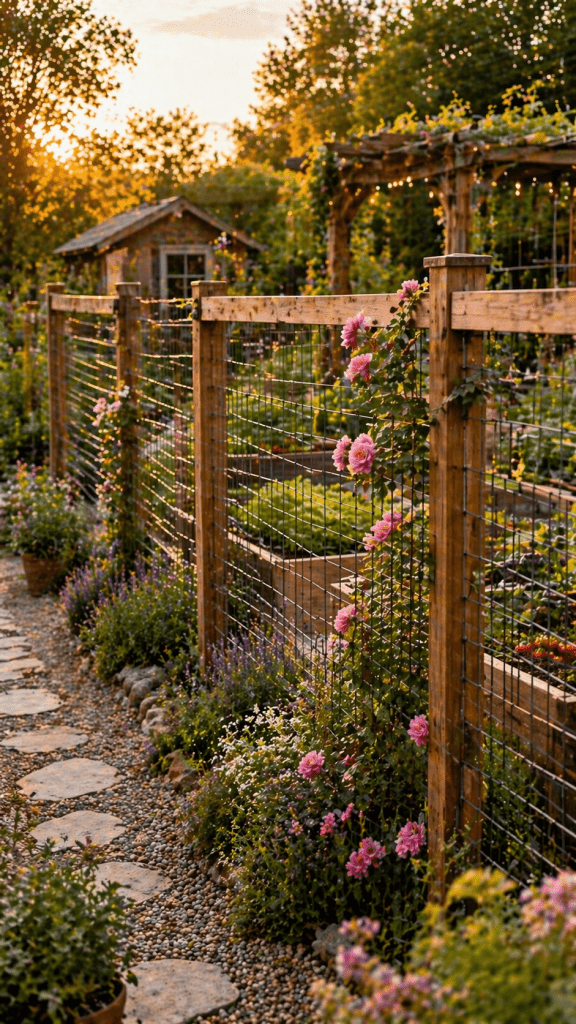 Best 3 Garden Hog Wire Fence Ideas for Beauty and Function