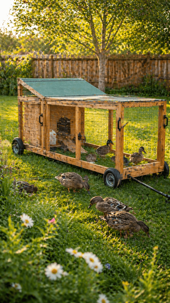 Best 3 Mobile Tractor Style DIY Duck Enclosure for Flexibility