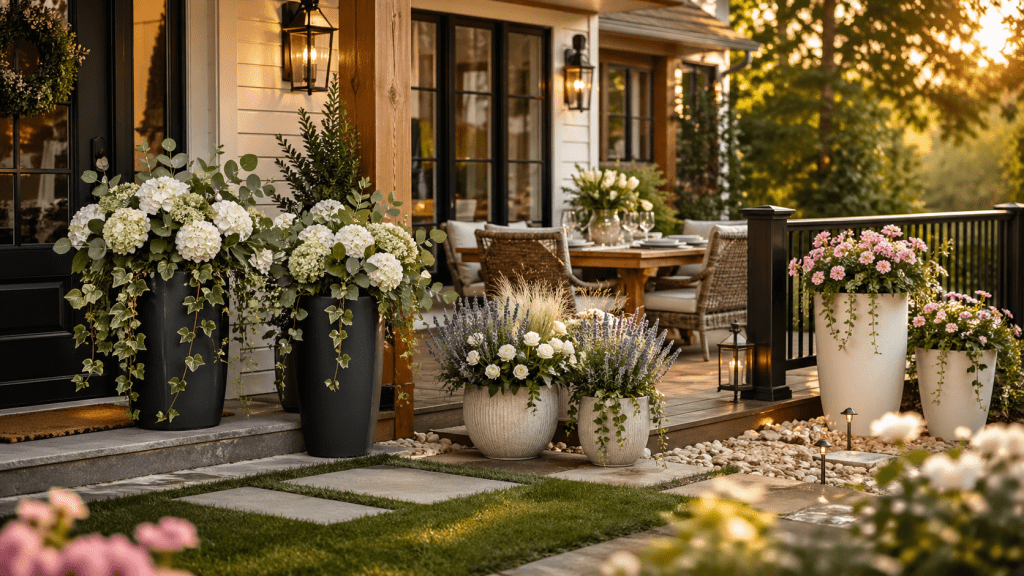 Best 3 Outdoor Fake Flower Pot Ideas That Make Your Porch Look Expensive Fast