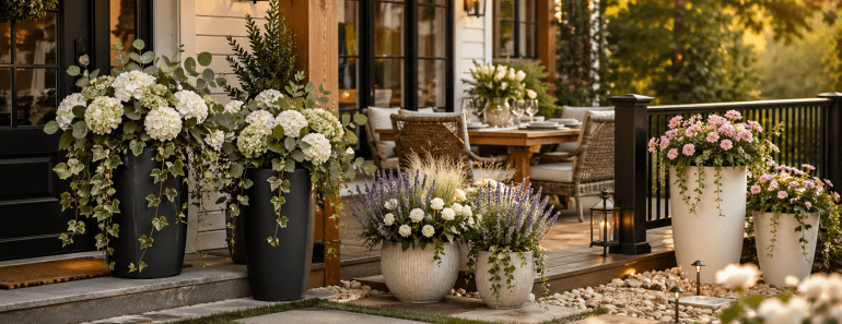 Best 3 Outdoor Fake Flower Pot Ideas That Make Your Porch Look Expensive Fast