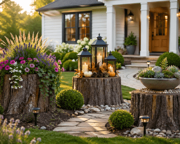 Best 3 Tree Stump Ideas Outdoor Front Yard That Make Your Curb Appeal Look Expensive