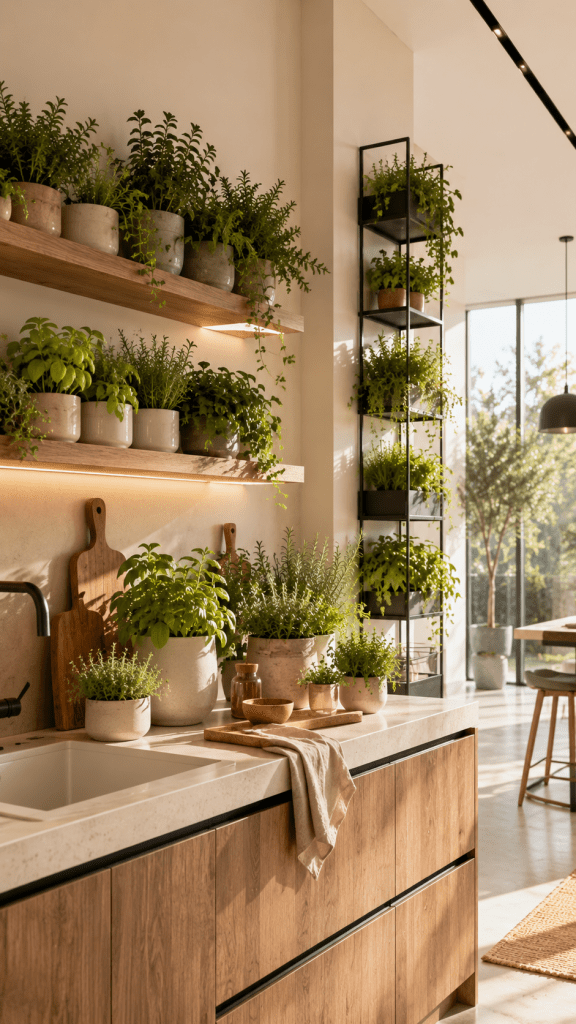 1 Modern Minimalist Indoor Herb Gardens