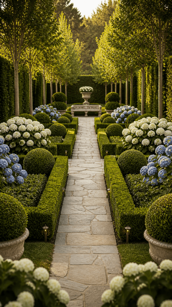 1. Formal Elegance with Structured Symmetry