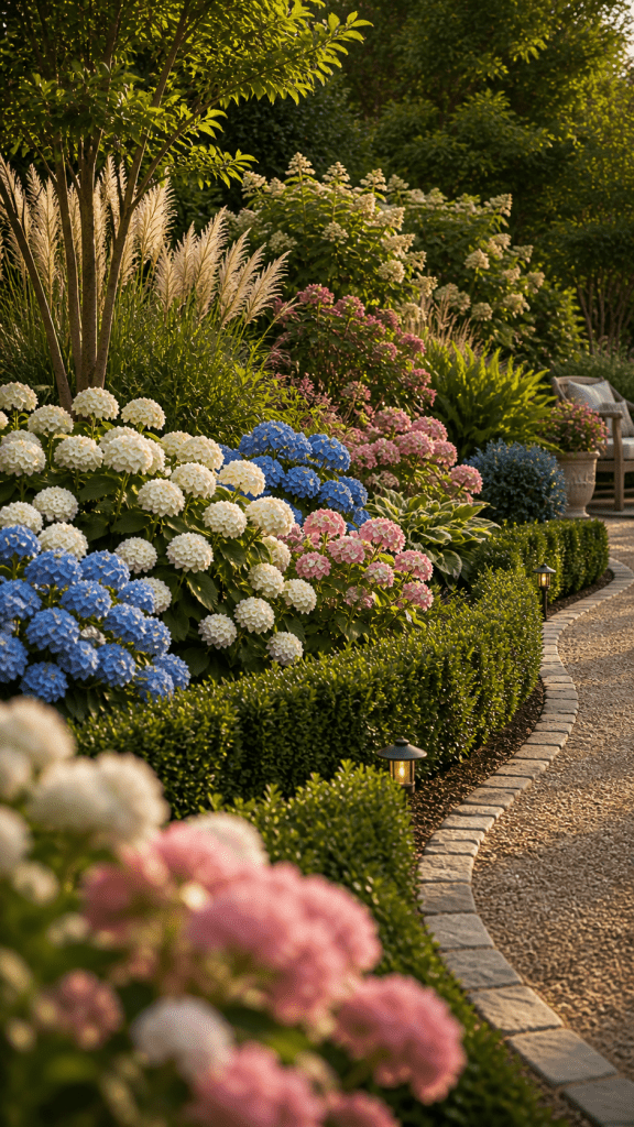 2. Layered Garden Beds for Depth and Texture