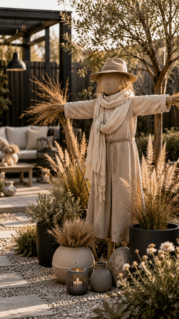 3 Modern Minimalist DIY Scarecrow for Garden