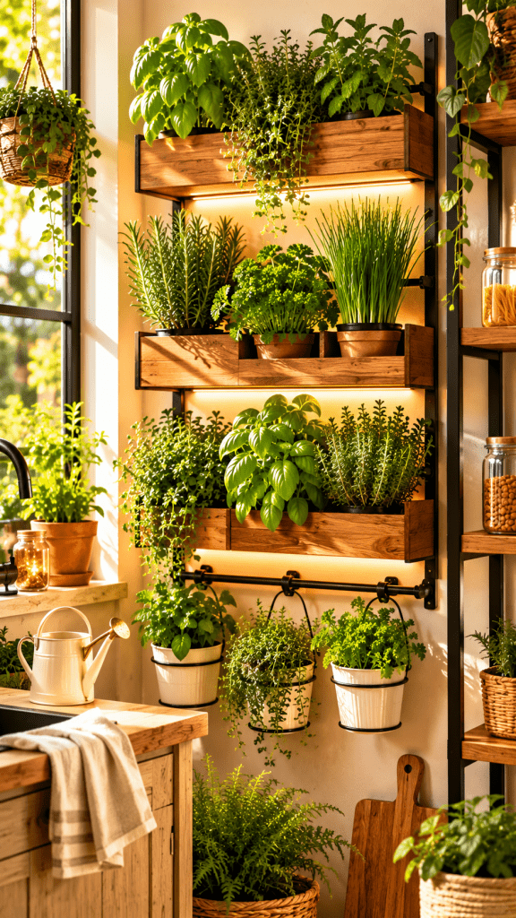 3 Vertical Indoor Herb Gardens for Small Spaces