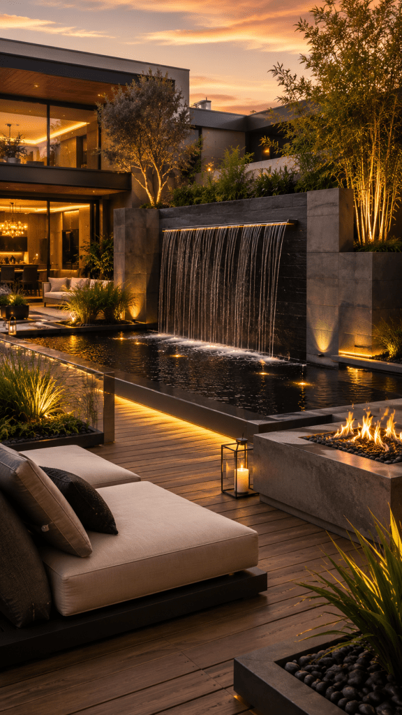 Best 2 Modern Minimalist Homemade Waterfall for Contemporary Homes