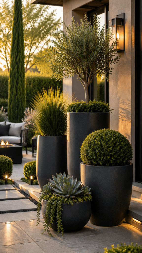 Best 2 Modern Statement Planters For Luxury Outdoor Spaces