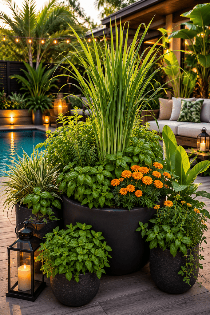Best 2 The Tropical Mosquito Repelling Plants Container for Modern Backyards