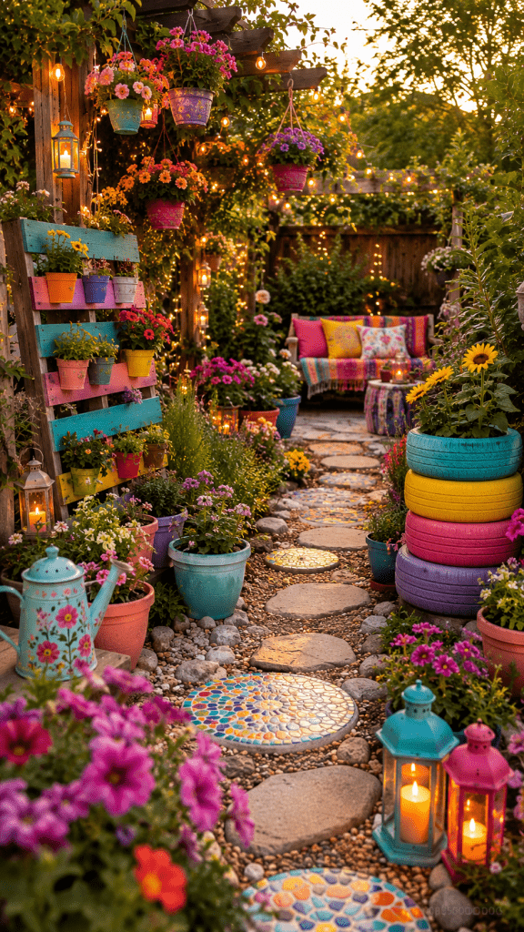 Best 3 Colorful DIY Garden Decor for a Cheerful Backyard