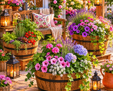 Best 3 Half Barrel Planter Ideas That Make Any Garden Look Expensive