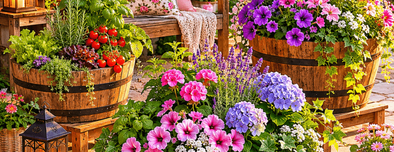 Best 3 Half Barrel Planter Ideas That Make Any Garden Look Expensive