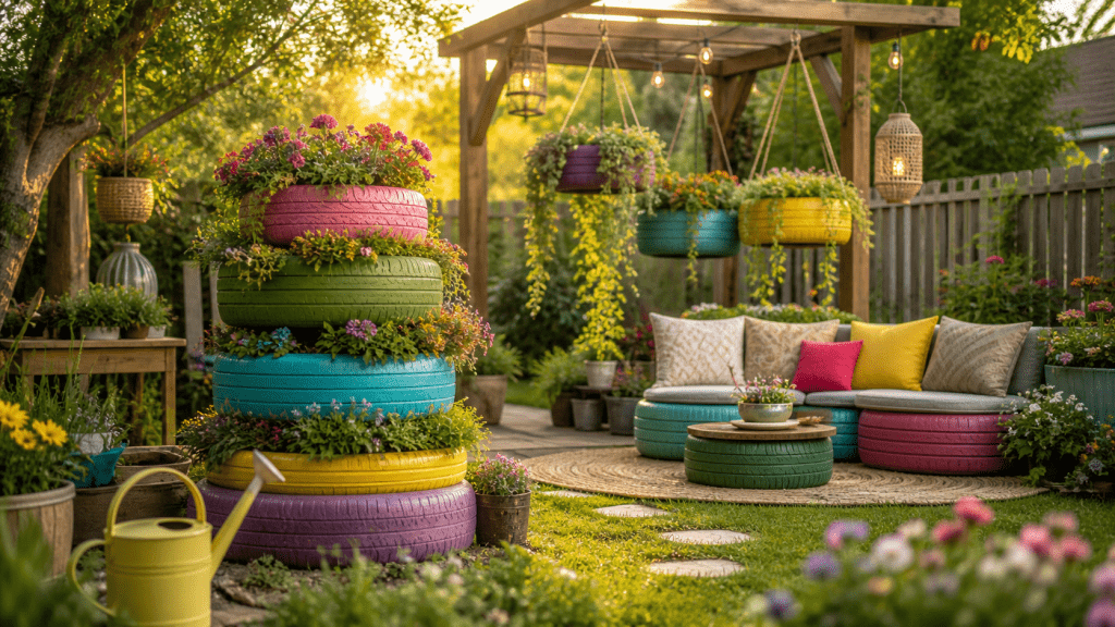 Best 3 Tire Garden Ideas That Instantly Transform Your Backyard Into a Stunning Eco Paradise