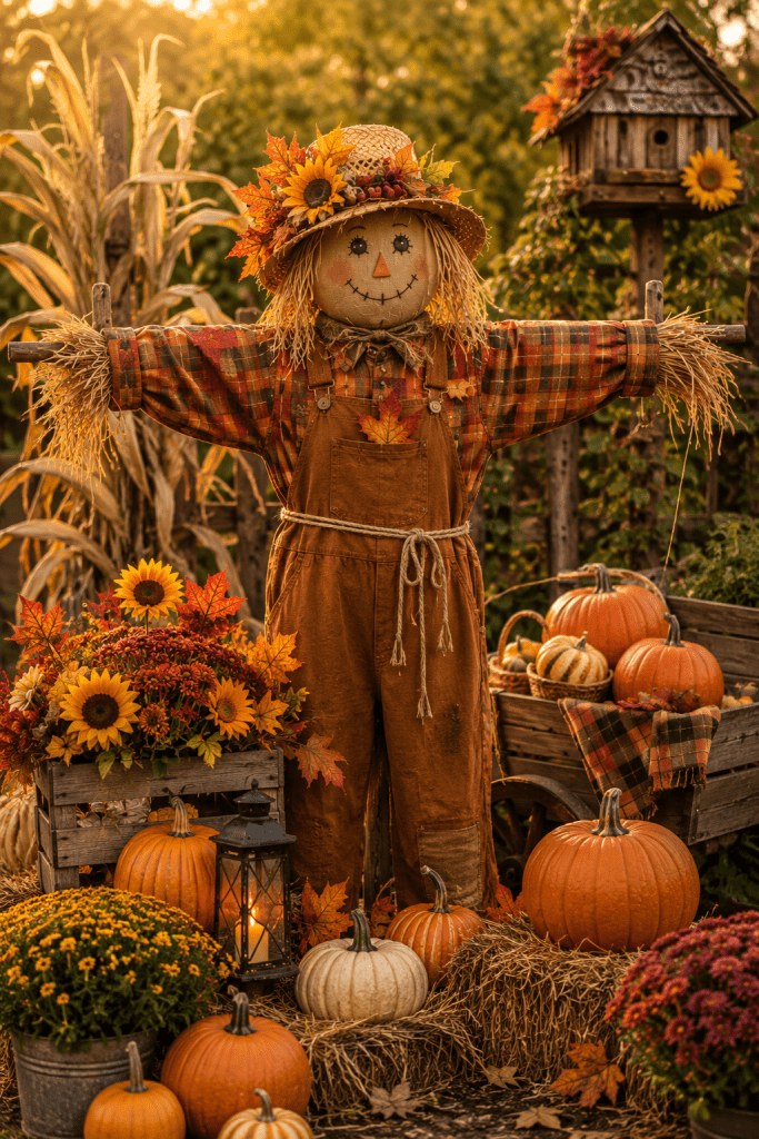 Best DIY Scarecrow for Garden Idea Number Two Harvest Festival Scarecrow