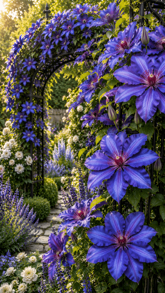 3. Clematis The President