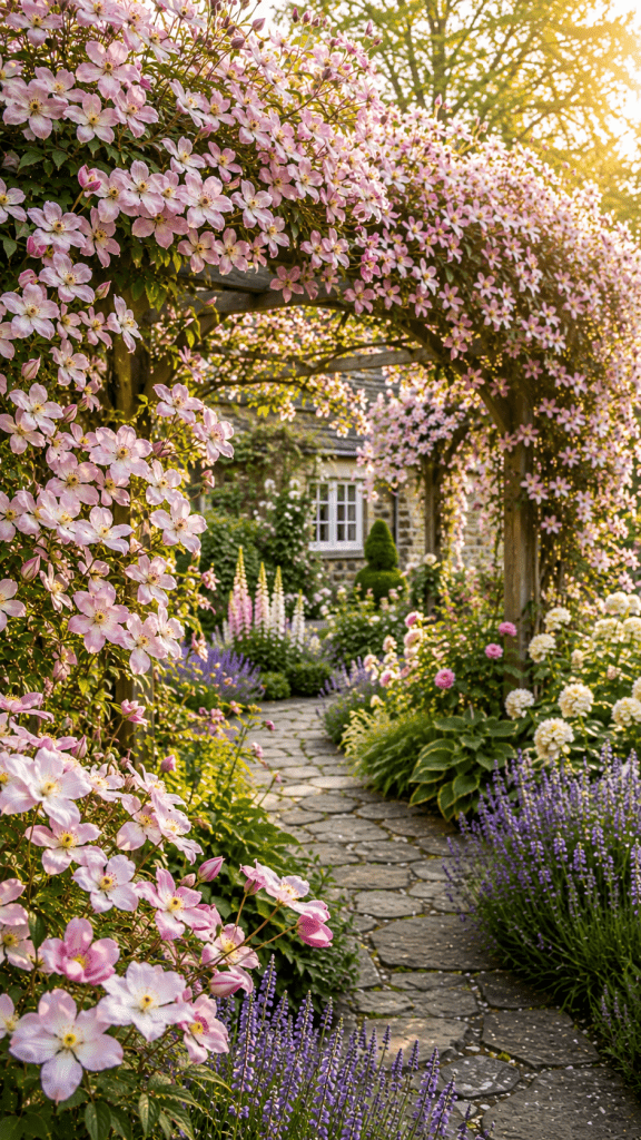 7. Clematis Montana