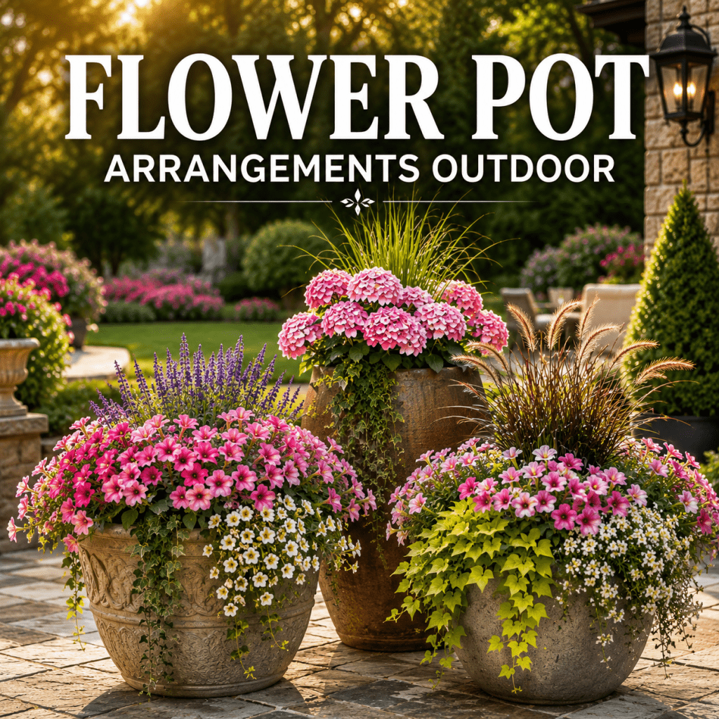 Best 3 Flower Pot Arrangements Outdoor Ideas That Make Any Yard Look Expensive