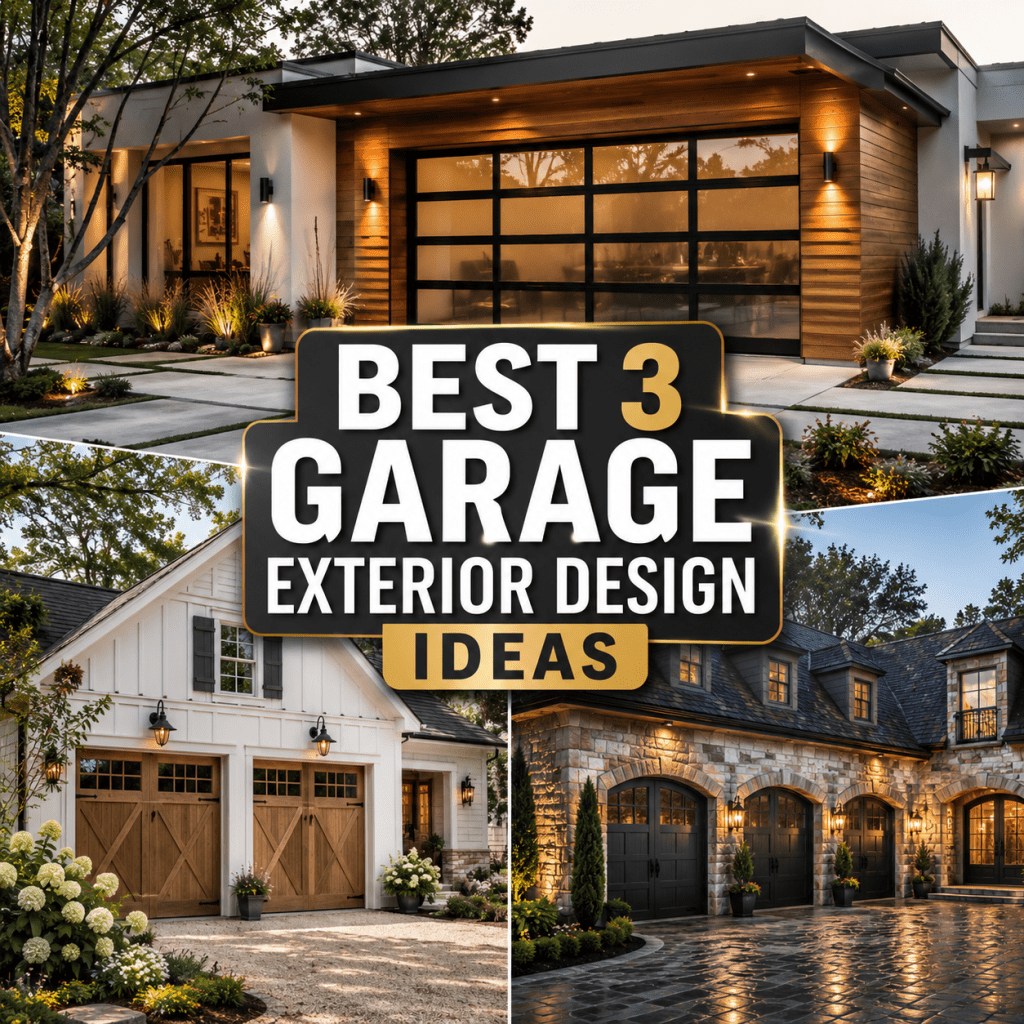 Best 3 Garage Exterior Design Ideas That Instantly Boost Curb Appeal and Home Value