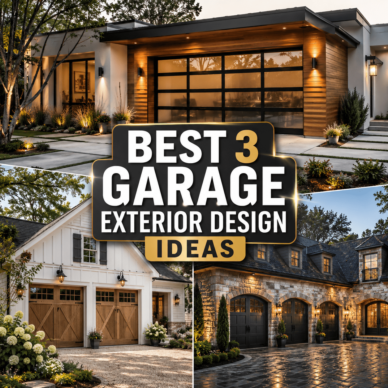Best 3 Garage Exterior Design Ideas That Instantly Boost Curb Appeal ...