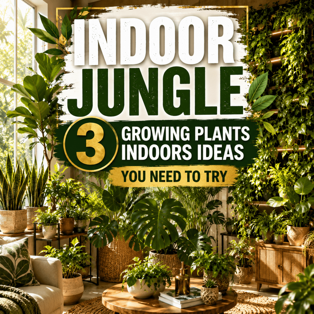 🥉 Growing Plants Indoors Idea #3 Create a Low Maintenance Green Corner