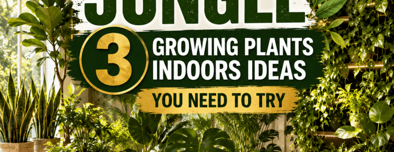 Best 3 Growing Plants Indoors Ideas That Will Transform Your Home Into a Green Paradise