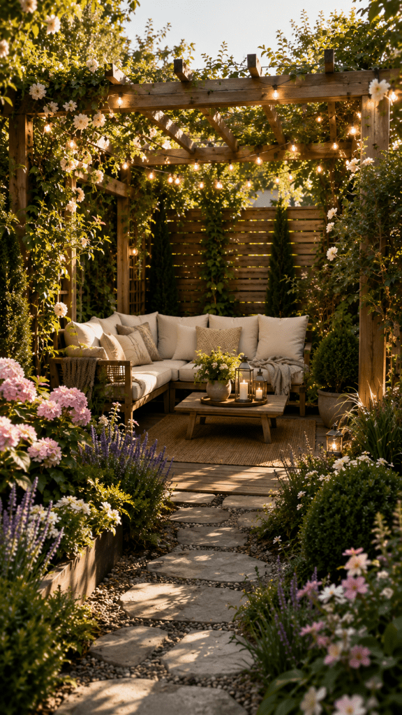 🥉 Outside Ideas for Small Garden Spaces With Multi-Level Garden Design