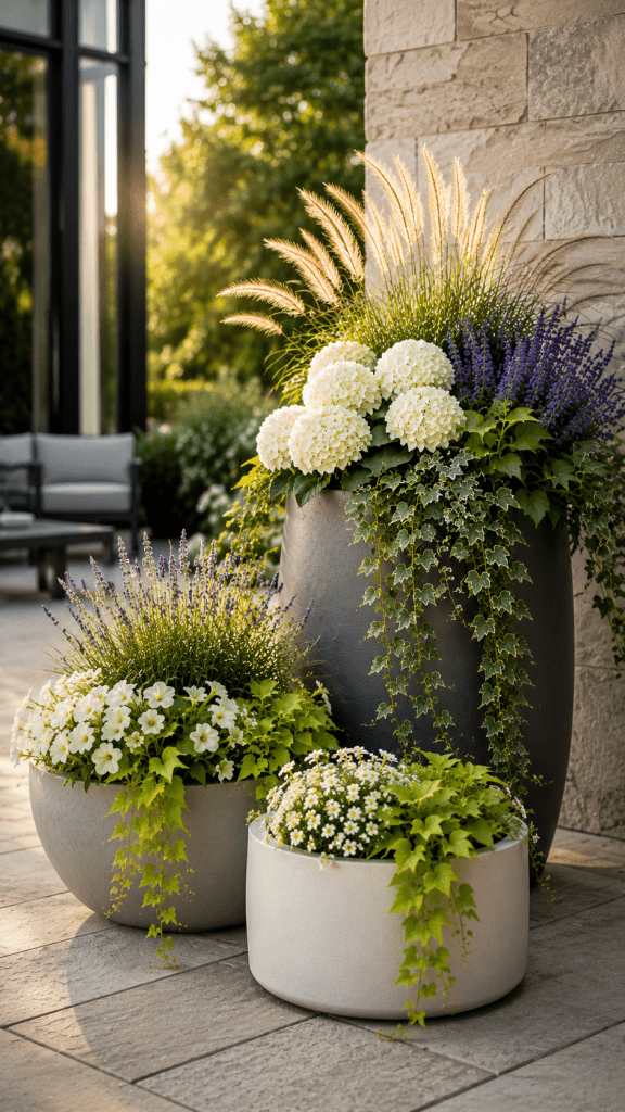🥉 Best 3 Flower Pot Arrangements Outdoor With Modern Minimalist Style