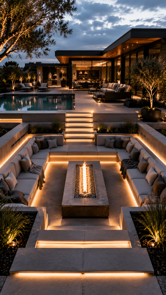🥉 Best 3 Modern Conversation Pit Sunken Fire Pits and Seating