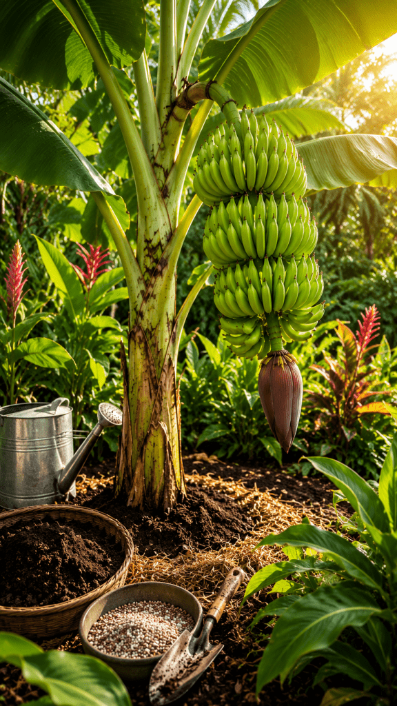 🥈 Best 2 Feed Growing Banana Trees Like Tropical Giants