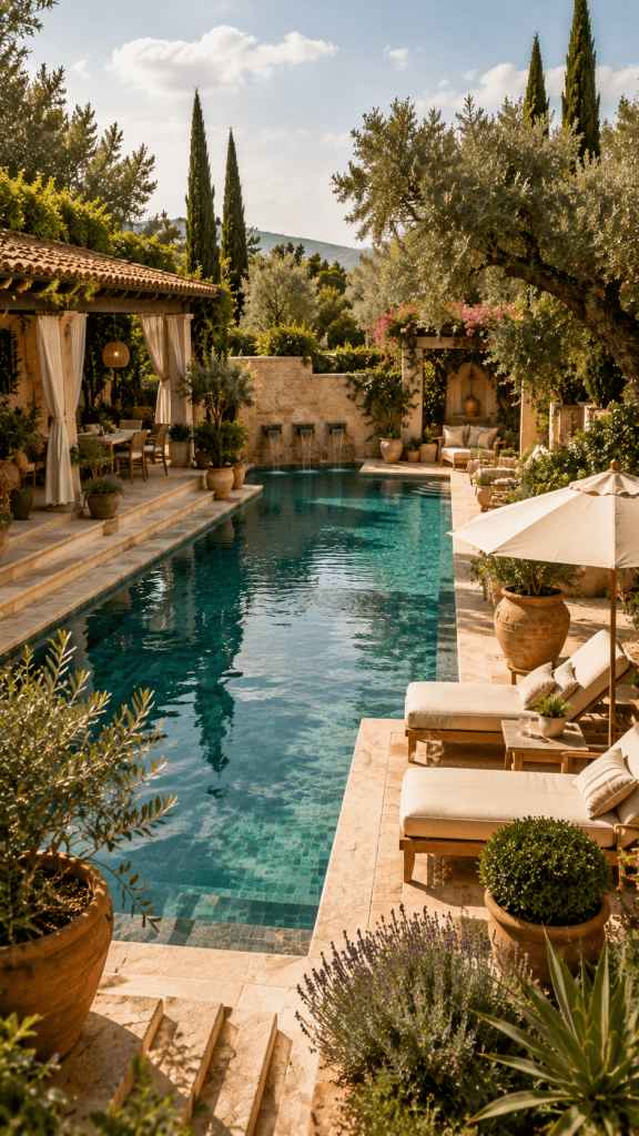 🥉 Best 3 Mediterranean Garden Pool Designs That Feel Like a Permanent Vacation