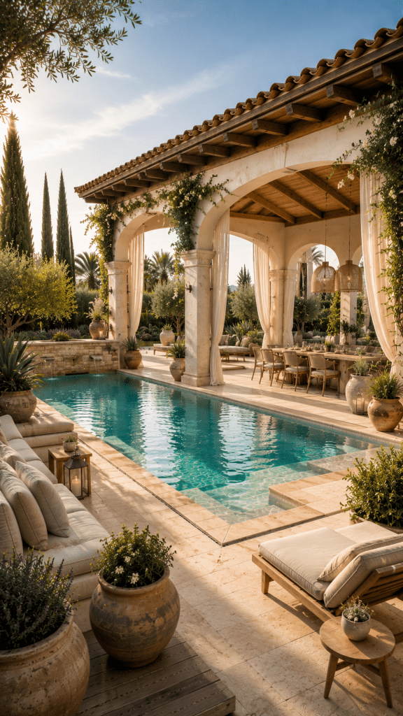 🥉 Best 3 Mediterranean Pavilion Pool Enclosure