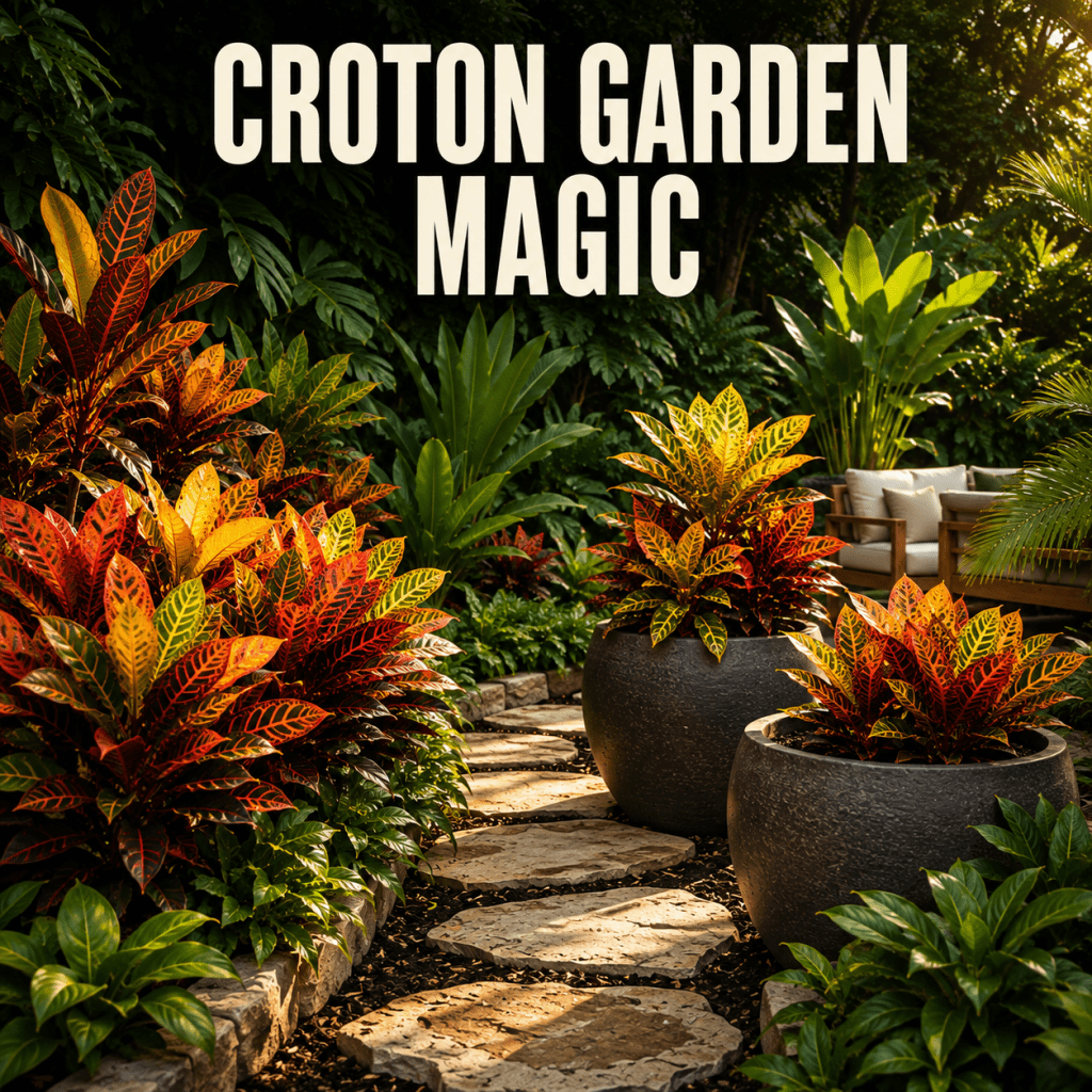 Best 3 Garden Croton Ideas That Can Turn an Ordinary Outdoor Space Into a Tropical Showpiece