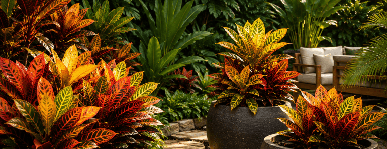 Best 3 Garden Croton Ideas That Can Turn an Ordinary Outdoor Space Into a Tropical Showpiece