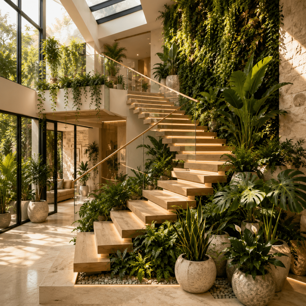Best 3 Indoor Staircase Gardens That Transform Ordinary Stairs Into Stunning Living Masterpieces