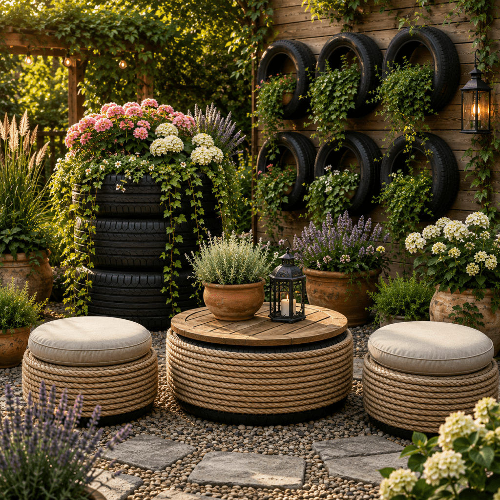 Best 3 Tire Upcycling Projects That Will Completely Transform Your Home and Garden