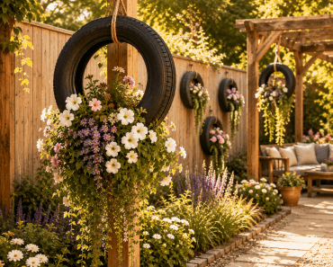 The 3 Best Hanging Tire Planter Ideas for Beautiful Vertical Garden Style